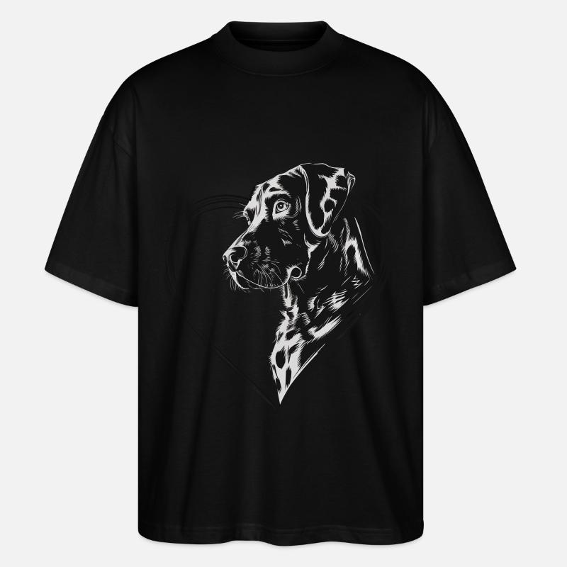 Dalmatiner - Stanley/Stella Oversized Unisex Bio T-Shirt Blaster 2.0 - Schwarz
