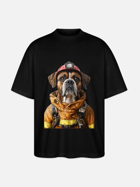 Boxer - Stanley/Stella Oversized Unisex Bio T-Shirt Blaster 2.0 - Schwarz