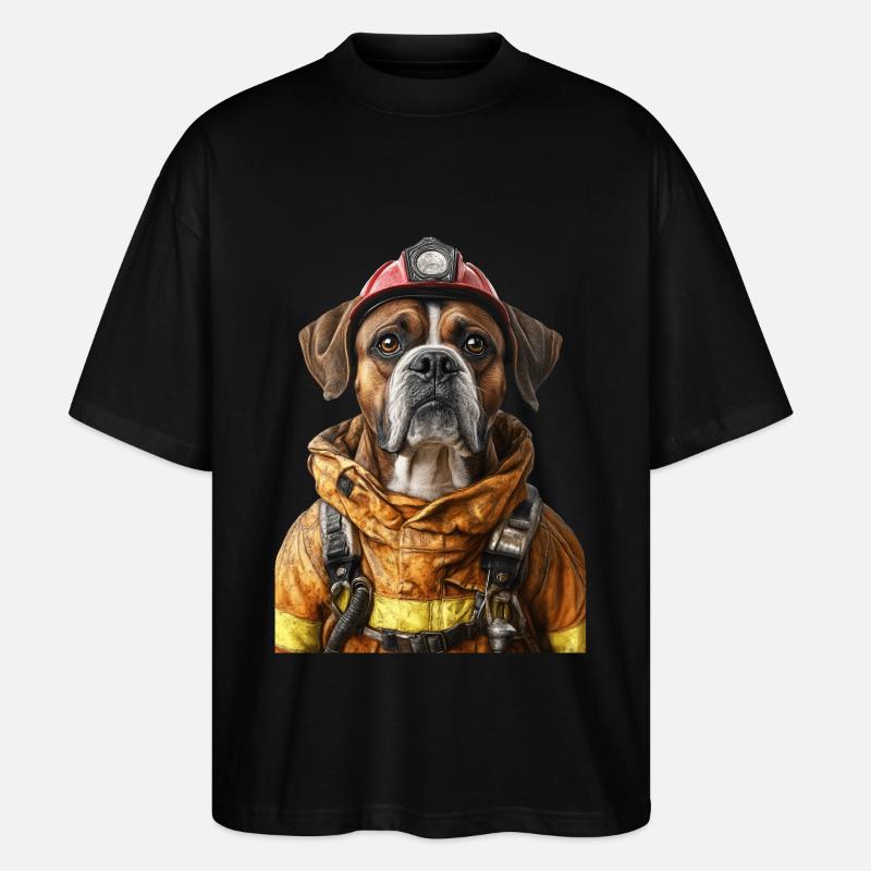 Boxer - Stanley/Stella Oversized Unisex Bio T-Shirt Blaster 2.0 - Schwarz
