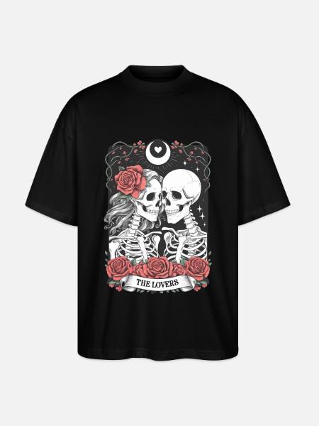 Tarotkarte - Stanley/Stella Oversized Unisex Bio T-Shirt Blaster 2.0 - Schwarz