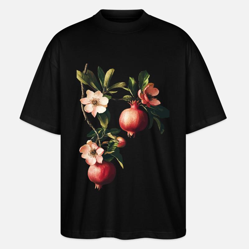 Granatapfel - Stanley/Stella Oversized Unisex Bio T-Shirt Blaster 2.0 - Schwarz