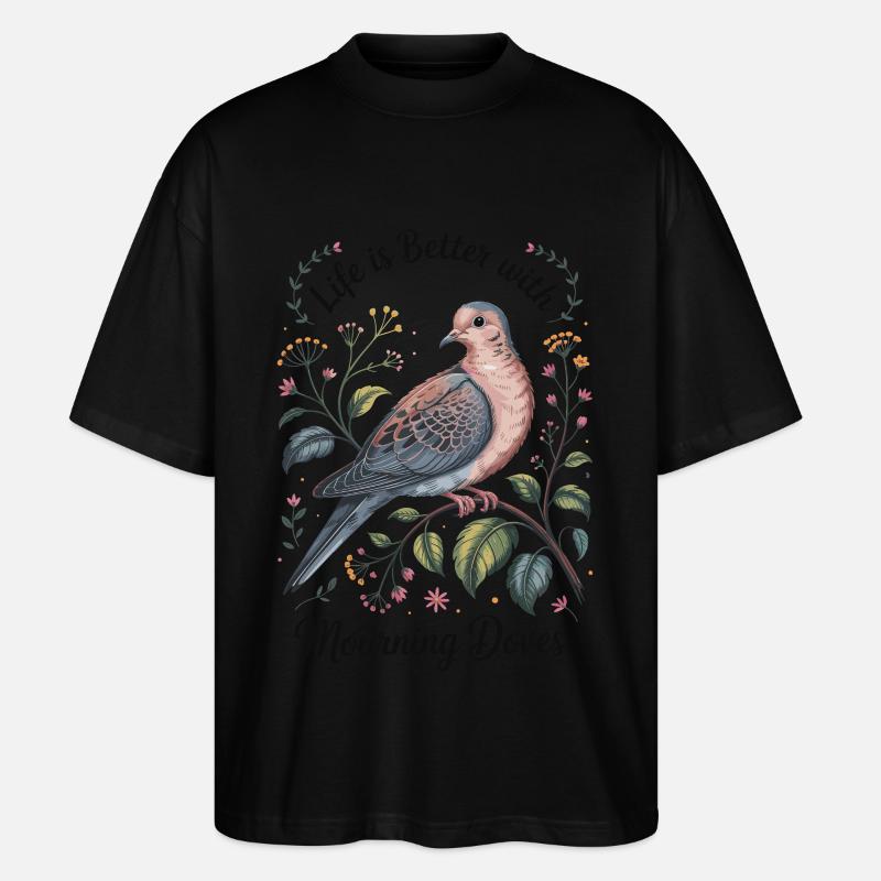 Taube - Stanley/Stella Oversized Unisex Bio T-Shirt Blaster 2.0 - Schwarz