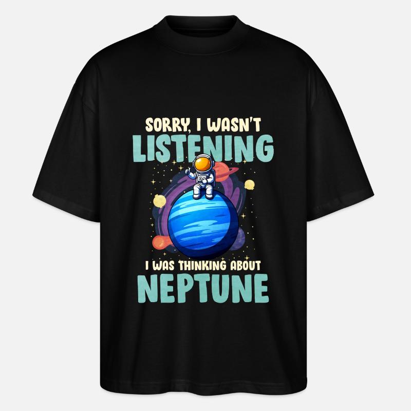 Neptun - Stanley/Stella Oversized Unisex Bio T-Shirt Blaster 2.0 - Schwarz