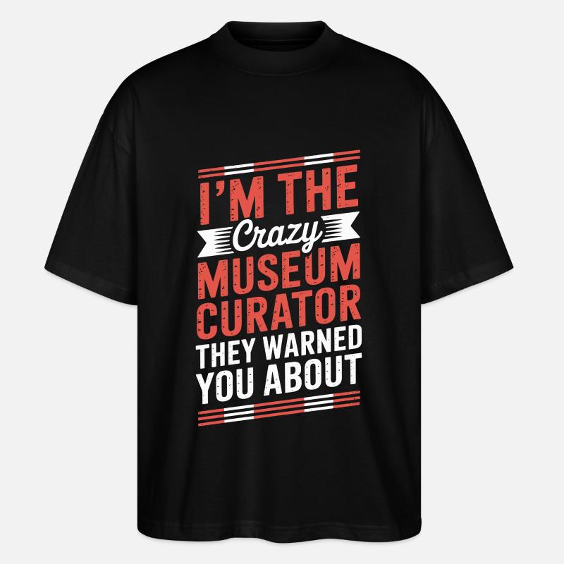 Museum - Stanley/Stella Oversized Unisex Bio T-Shirt Blaster 2.0 - Schwarz