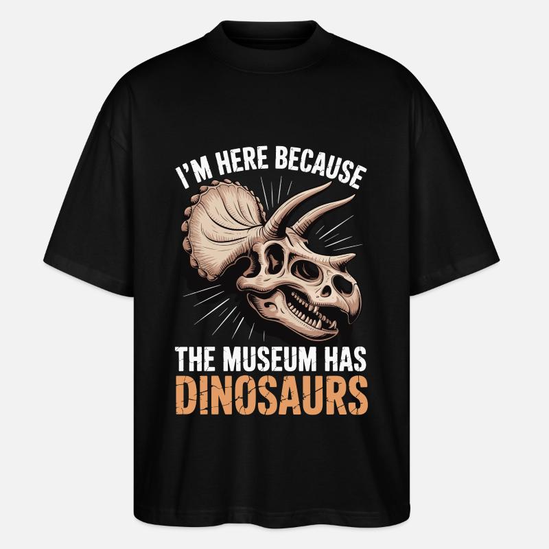 Musée - T-shirt bio Blaster 2.0 coupe oversize Stanley/Stella Unisexe - noir