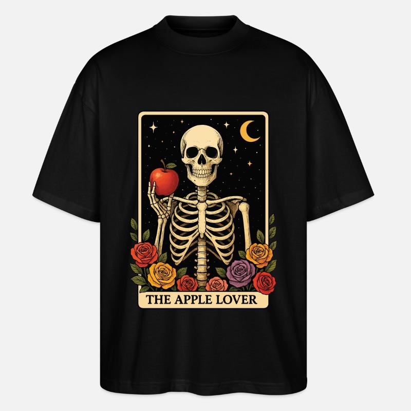 Apfel Tarot - Stanley/Stella Oversized Unisex Bio T-Shirt Blaster 2.0 - Schwarz
