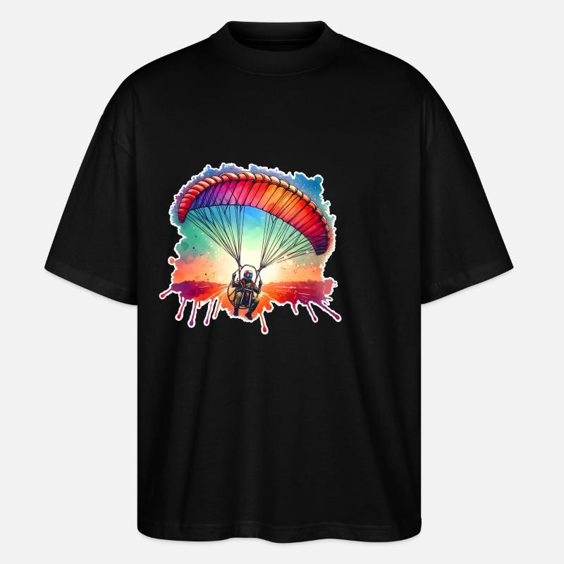 Moteur Paramoteur - T-shirt bio Blaster 2.0 coupe oversize Stanley/Stella Unisexe - noir