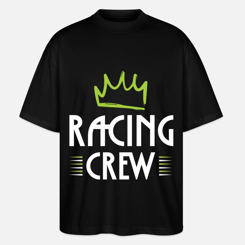 Équipage de course - T-shirt bio Blaster 2.0 coupe oversize Stanley/Stella Unisexe - noir