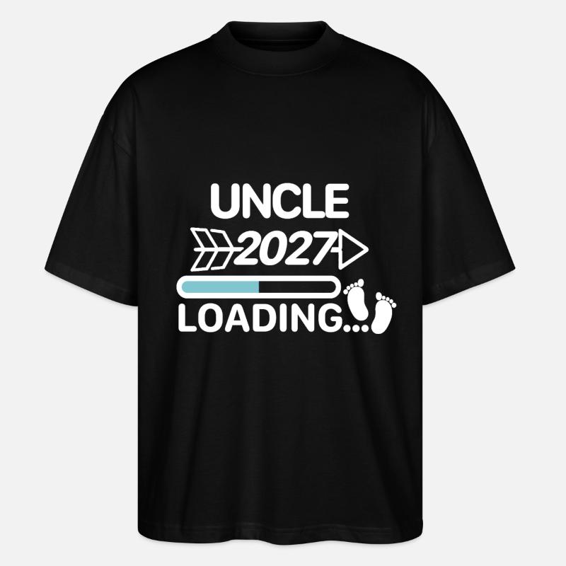 Uncle 2027 - Stanley/Stella Oversized Unisex Bio T-Shirt Blaster 2.0 - Schwarz