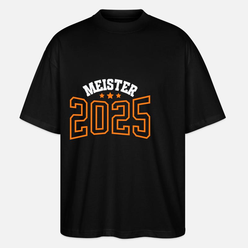 Meister 2025 - Stanley/Stella Oversized Unisex Bio T-Shirt Blaster 2.0 - Schwarz