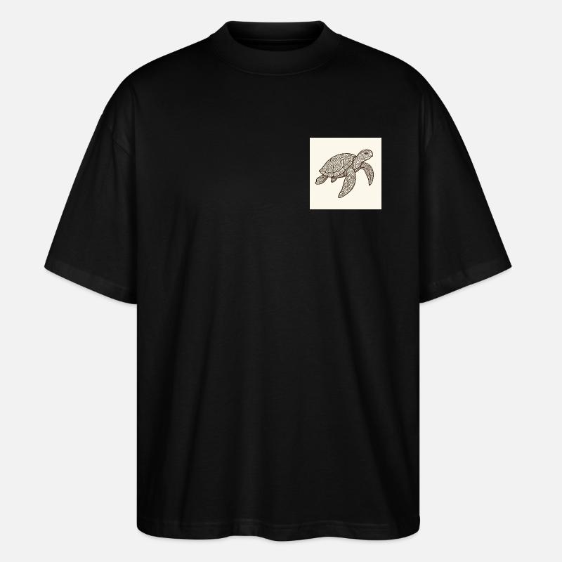 Turtle Bay - Stanley/Stella Oversized Unisex Bio T-Shirt Blaster 2.0 - Schwarz