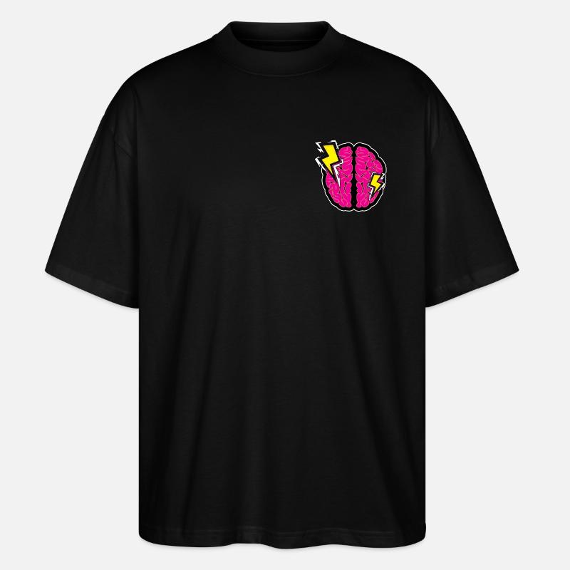 Beleuchtungsgeist - Stanley/Stella Oversized Unisex Bio T-Shirt Blaster 2.0 - Schwarz