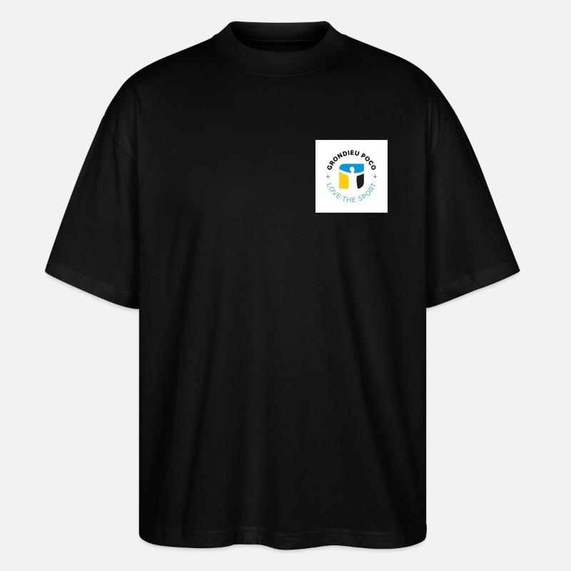 grondieu poco - T-shirt bio Blaster 2.0 coupe oversize Stanley/Stella Unisexe - noir