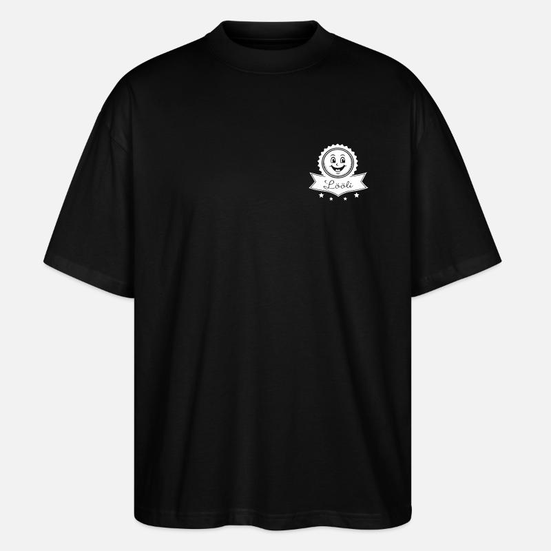 Lööli EMBLEM - Stanley/Stella Oversized Unisex Bio T-Shirt Blaster 2.0 - Schwarz