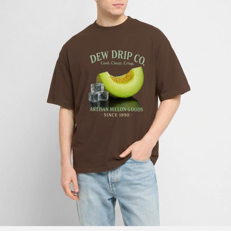 Melon Fruit Vacances d’été Limonade T-shirt bio Blaster 2.0 coupe oversize Stanley/Stella Unisexe