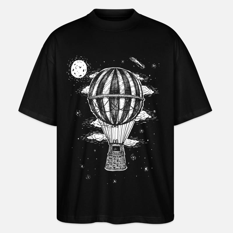 Baloon - T-shirt bio Blaster 2.0 coupe oversize Stanley/Stella Unisexe - noir