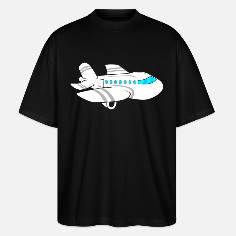 avion - T-shirt bio Blaster 2.0 coupe oversize Stanley/Stella Unisexe - noir