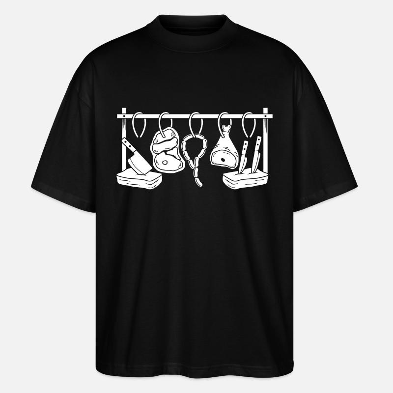 Metzger - Stanley/Stella Oversized Unisex Bio T-Shirt Blaster 2.0 - Schwarz