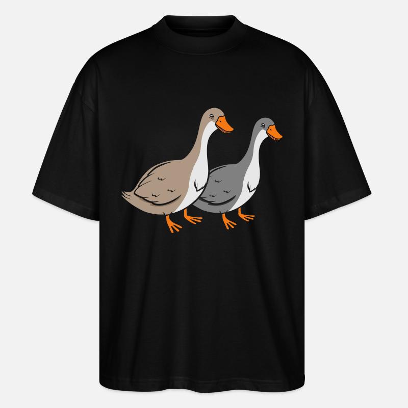 Enten - Stanley/Stella Oversized Unisex Bio T-Shirt Blaster 2.0 - Schwarz