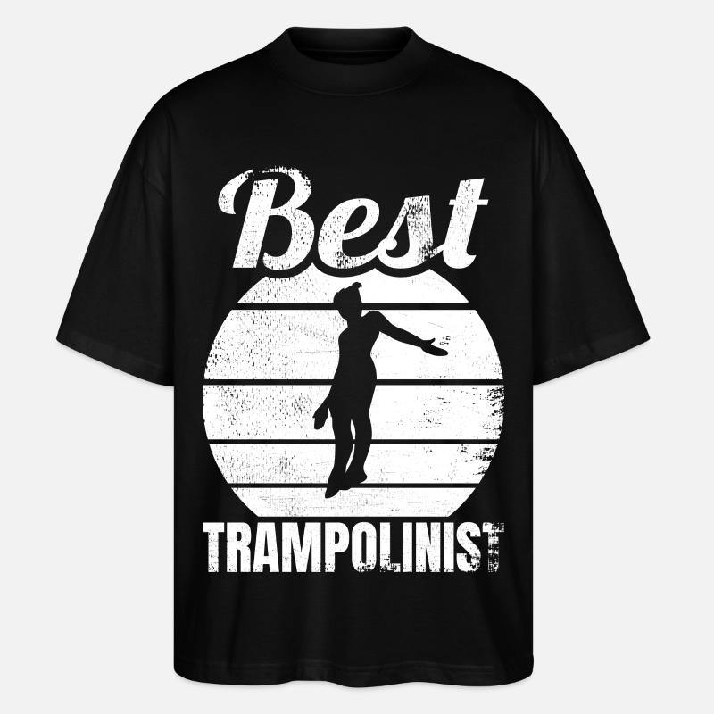 Drôle de pull trampoline - T-shirt bio Blaster 2.0 coupe oversize Stanley/Stella Unisexe - noir