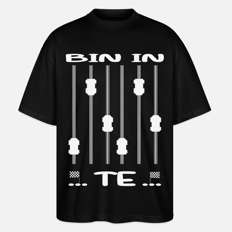 Rentner - Stanley/Stella Oversized Unisex Bio T-Shirt Blaster 2.0 - Schwarz