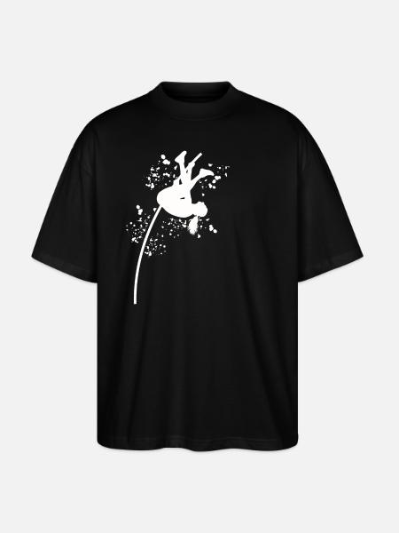 Stabhochspringer Kids Stabhochsprung - Stanley/Stella Oversized Unisex Bio T-Shirt Blaster 2.0 - Schwarz