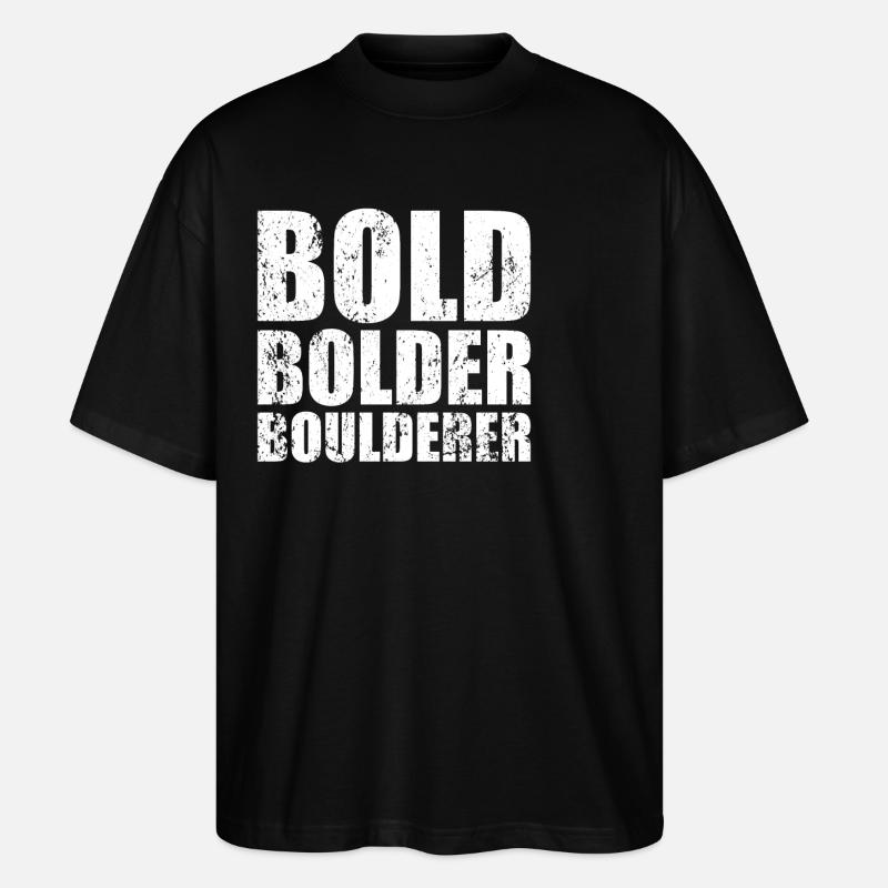 Bloc Bold Bolder Boulderer - T-shirt bio Blaster 2.0 coupe oversize Stanley/Stella Unisexe - noir