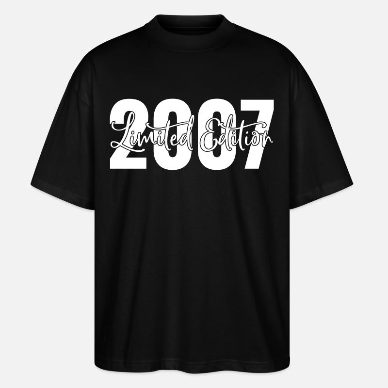Edition limitée 2007 - T-shirt bio Blaster 2.0 coupe oversize Stanley/Stella Unisexe - noir