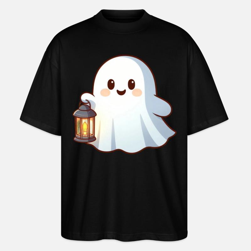 Fantôme - T-shirt bio Blaster 2.0 coupe oversize Stanley/Stella Unisexe - noir