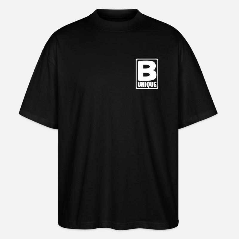 B Unique - Stanley/Stella Oversized Unisex Bio T-Shirt Blaster 2.0 - Schwarz
