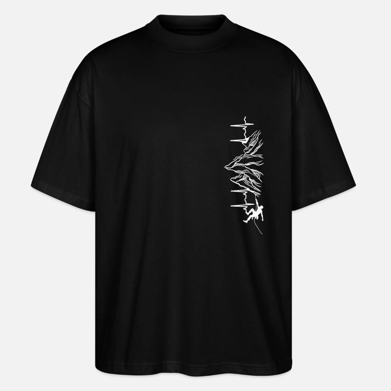 Escalade de bloc - T-shirt bio Blaster 2.0 coupe oversize Stanley/Stella Unisexe - noir