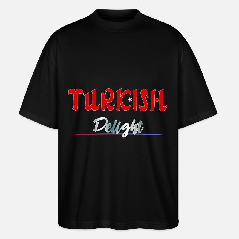Turkish Delight - Stanley/Stella Oversized Unisex Bio T-Shirt Blaster 2.0 - Schwarz