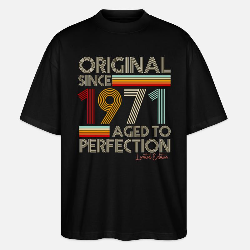 1971 - Stanley/Stella Oversized Unisex Organic T-shirt Blaster 2.0 - black