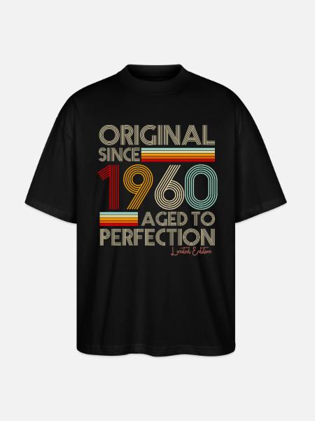 1960 - T-shirt bio Blaster 2.0 coupe oversize Stanley/Stella Unisexe - noir