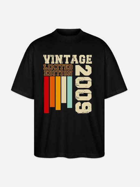 2009 - T-shirt bio Blaster 2.0 coupe oversize Stanley/Stella Unisexe - noir