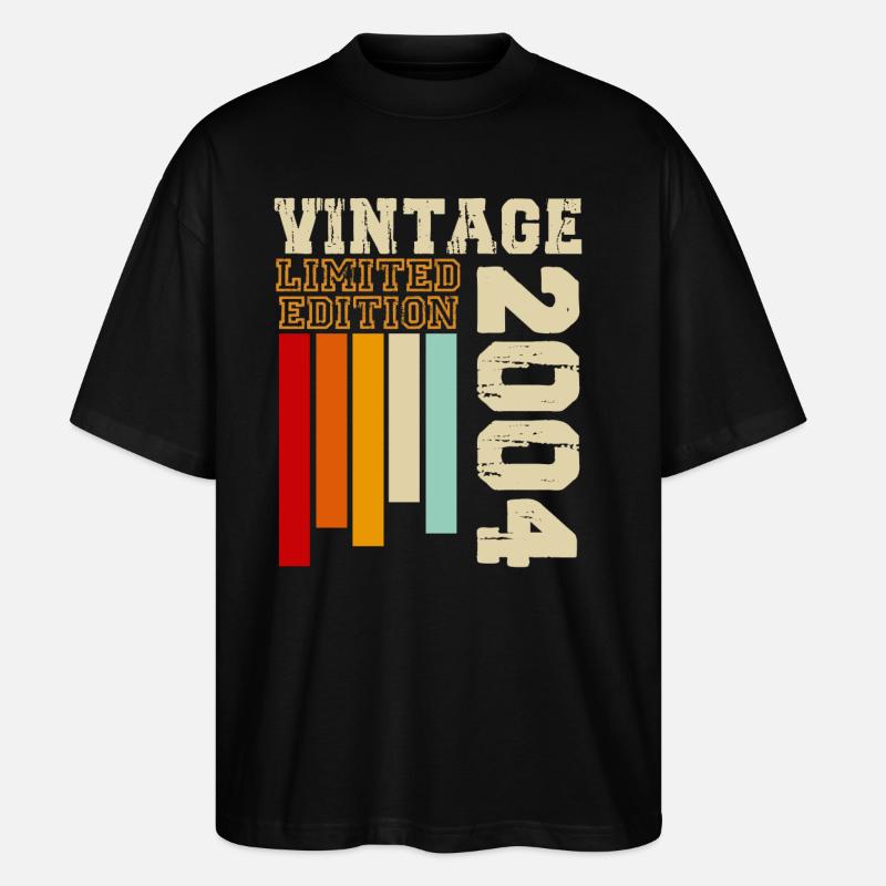 2004 - T-shirt bio Blaster 2.0 coupe oversize Stanley/Stella Unisexe - noir