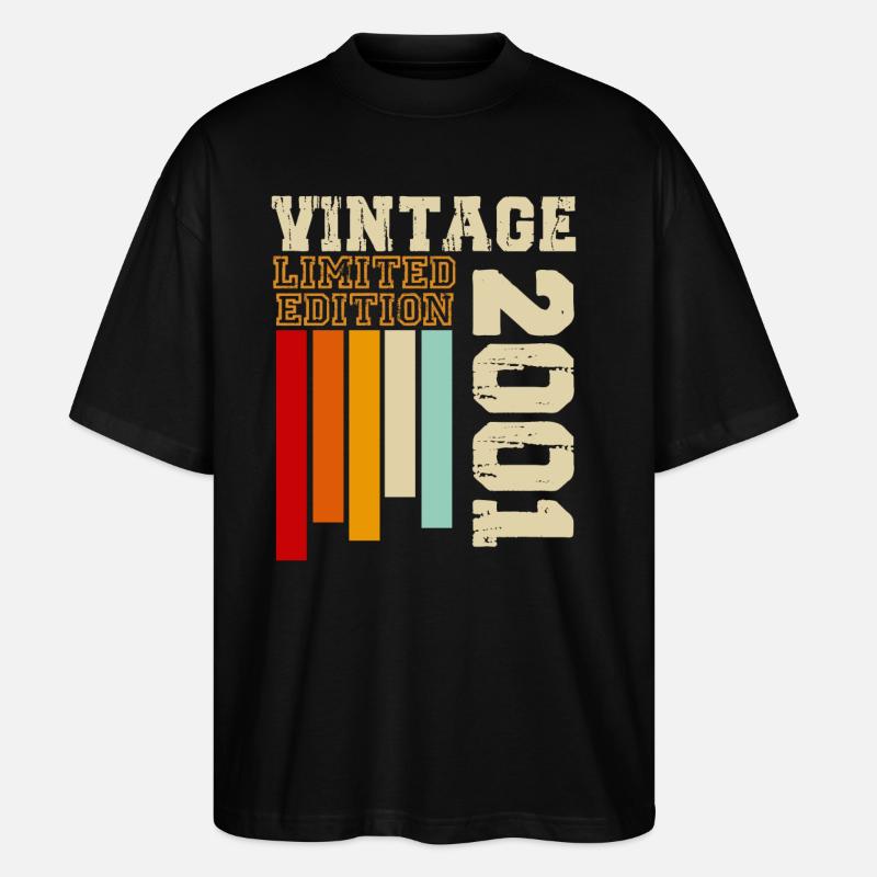 2001 - T-shirt bio Blaster 2.0 coupe oversize Stanley/Stella Unisexe - noir