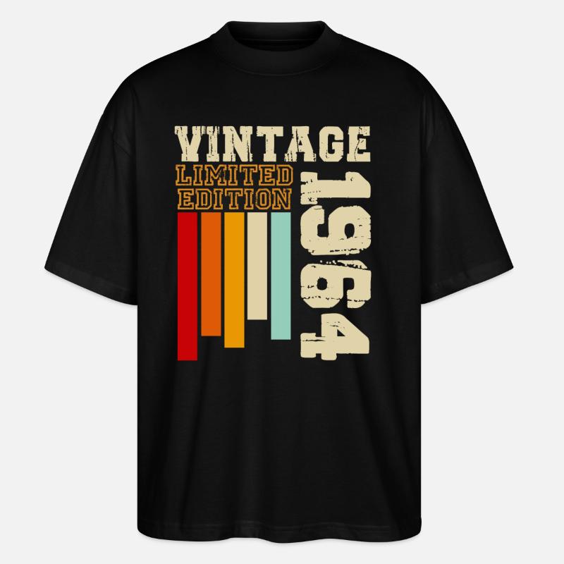 1964 - Stanley/Stella Oversized Unisex Bio T-Shirt Blaster 2.0 - Schwarz