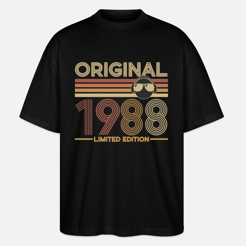 1988 - Stanley/Stella Oversized Unisex Bio T-Shirt Blaster 2.0 - Schwarz