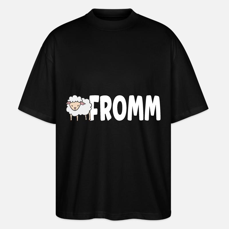 Lammfromm - Vous êtes innocent. TOUJOURS! - T-shirt bio Blaster 2.0 coupe oversize Stanley/Stella Unisexe - noir