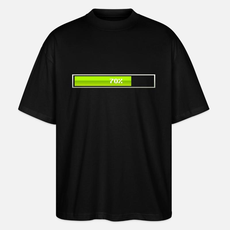 Loading bar is loading - Stanley/Stella Oversized Unisex Organic T-shirt Blaster 2.0 - black