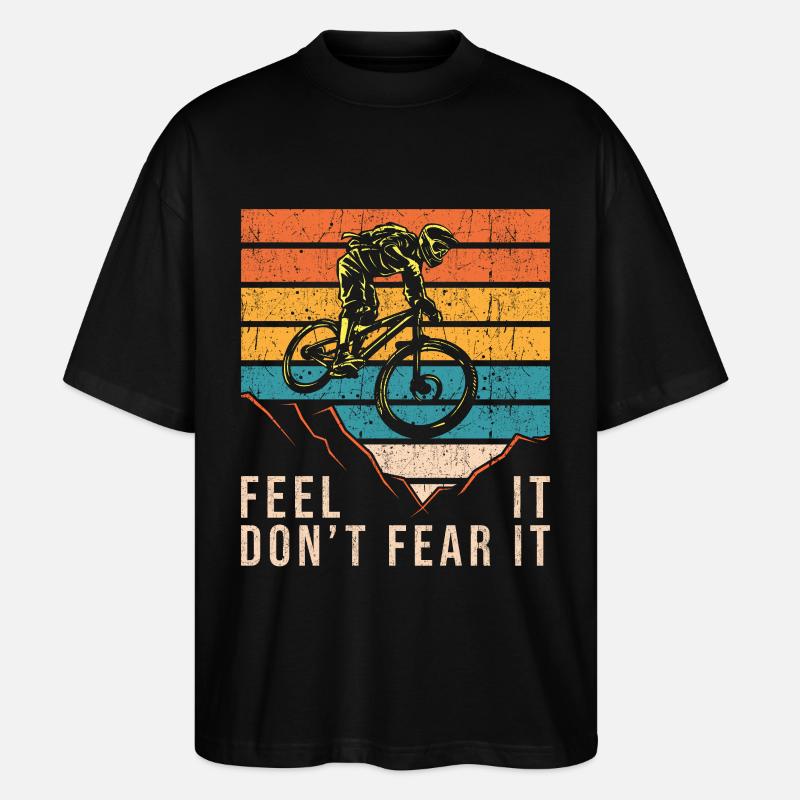 Vélo de descente vélo - T-shirt bio Blaster 2.0 coupe oversize Stanley/Stella Unisexe - noir