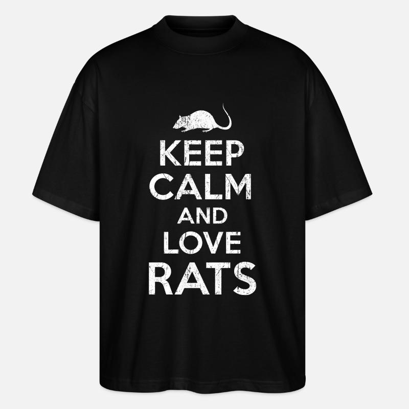 Ratten - Stanley/Stella Oversized Unisex Bio T-Shirt Blaster 2.0 - Schwarz