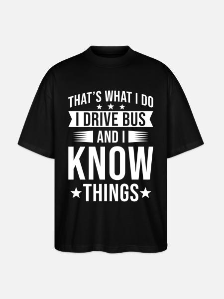 Busman - T-shirt bio Blaster 2.0 coupe oversize Stanley/Stella Unisexe - noir