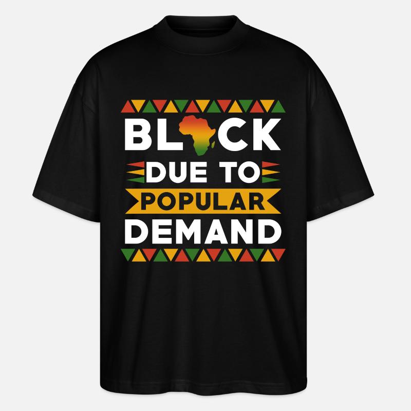 Les Noirs - T-shirt bio Blaster 2.0 coupe oversize Stanley/Stella Unisexe - noir