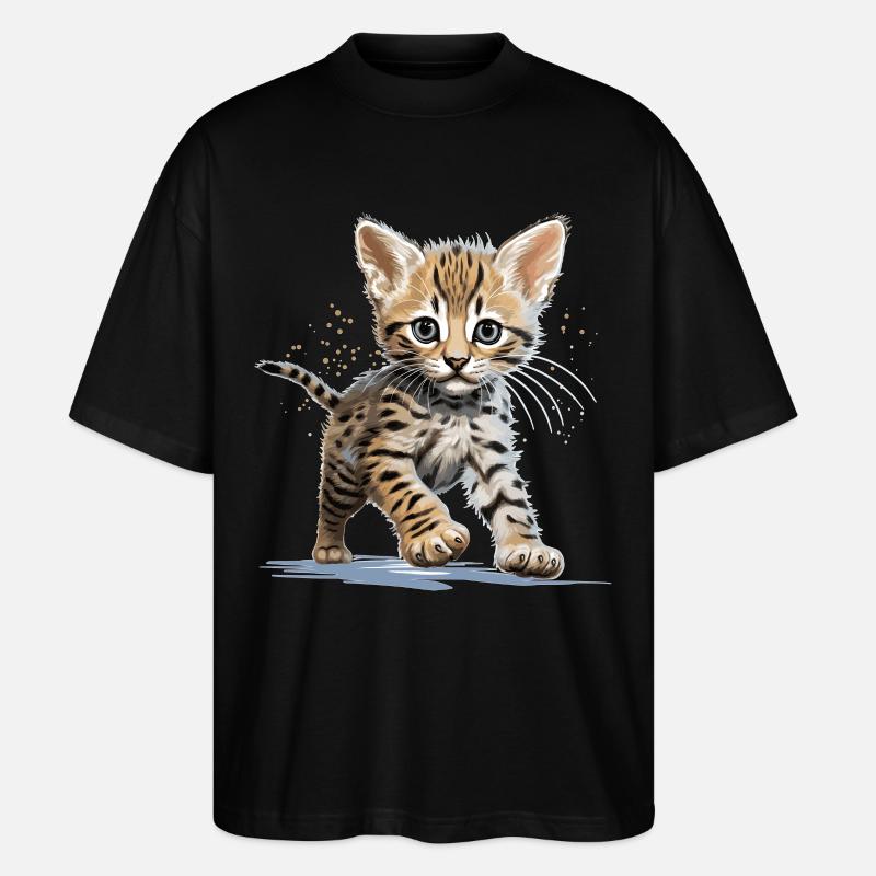 Savane - T-shirt bio Blaster 2.0 coupe oversize Stanley/Stella Unisexe - noir