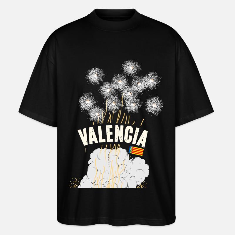 Fallas de Valencia Pyro - Stanley/Stella Oversized Unisex Organic T-shirt Blaster 2.0 - black