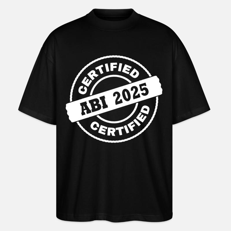 Abi 2025 - Stanley/Stella Oversized Unisex Bio T-Shirt Blaster 2.0 - Schwarz