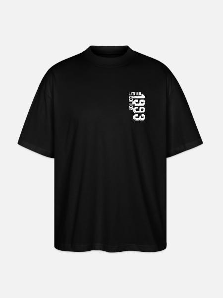 Limitierte Glyphen-Edition - Stanley/Stella Oversized Unisex Bio T-Shirt Blaster 2.0 - Schwarz