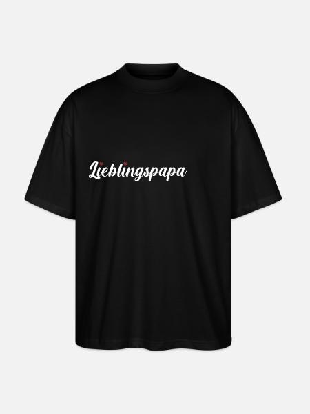 Vater Bester Papa - Stanley/Stella Oversized Unisex Bio T-Shirt Blaster 2.0 - Schwarz